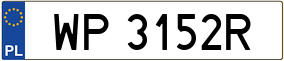 Truck License Plate